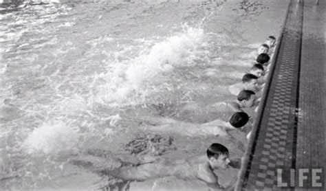 ymca nude swimmers|YMCA swimming pool scene .